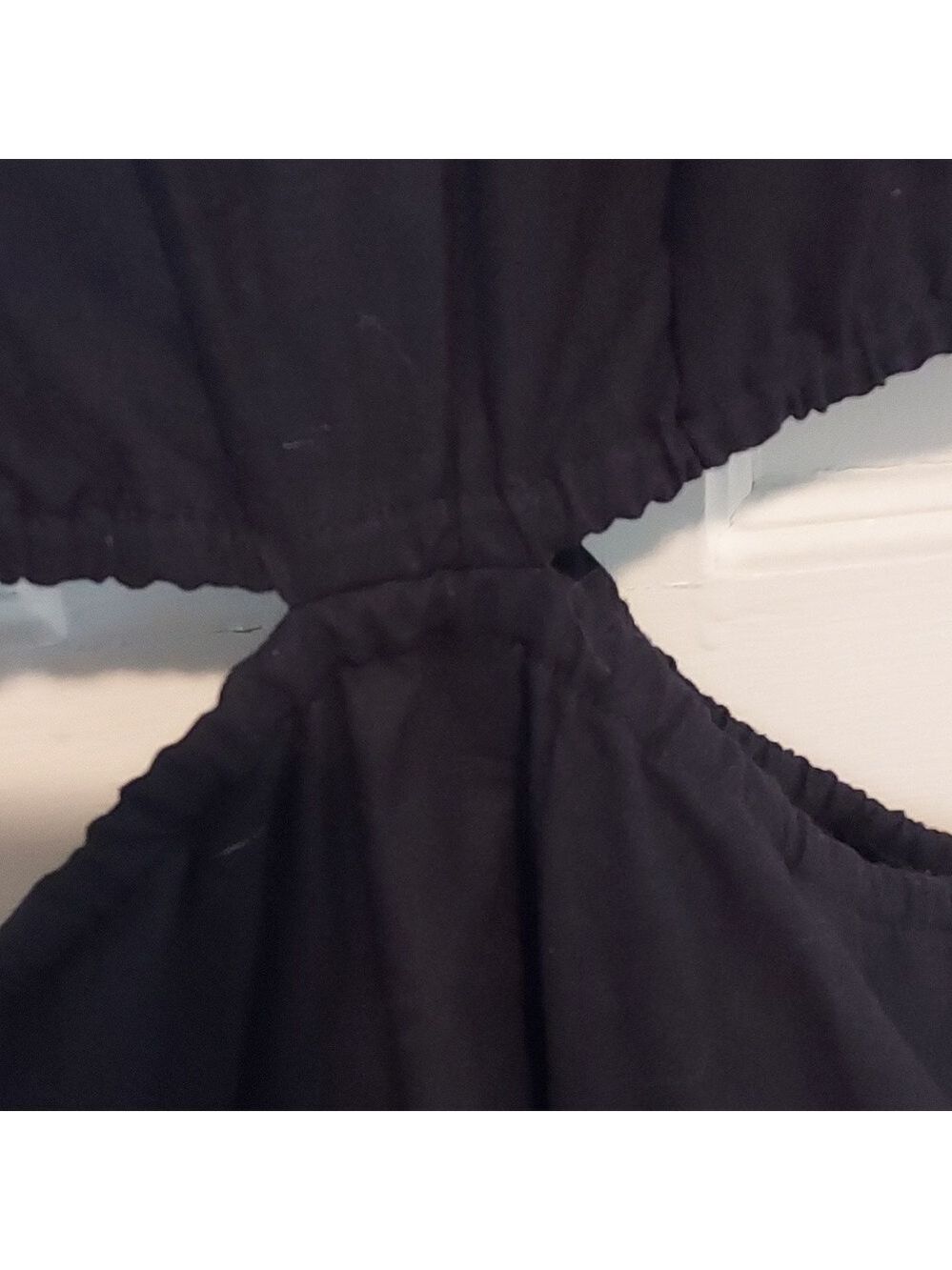 Compania Fantastica Black Dress With Waist Slits In Black - Picture 9 of 16
